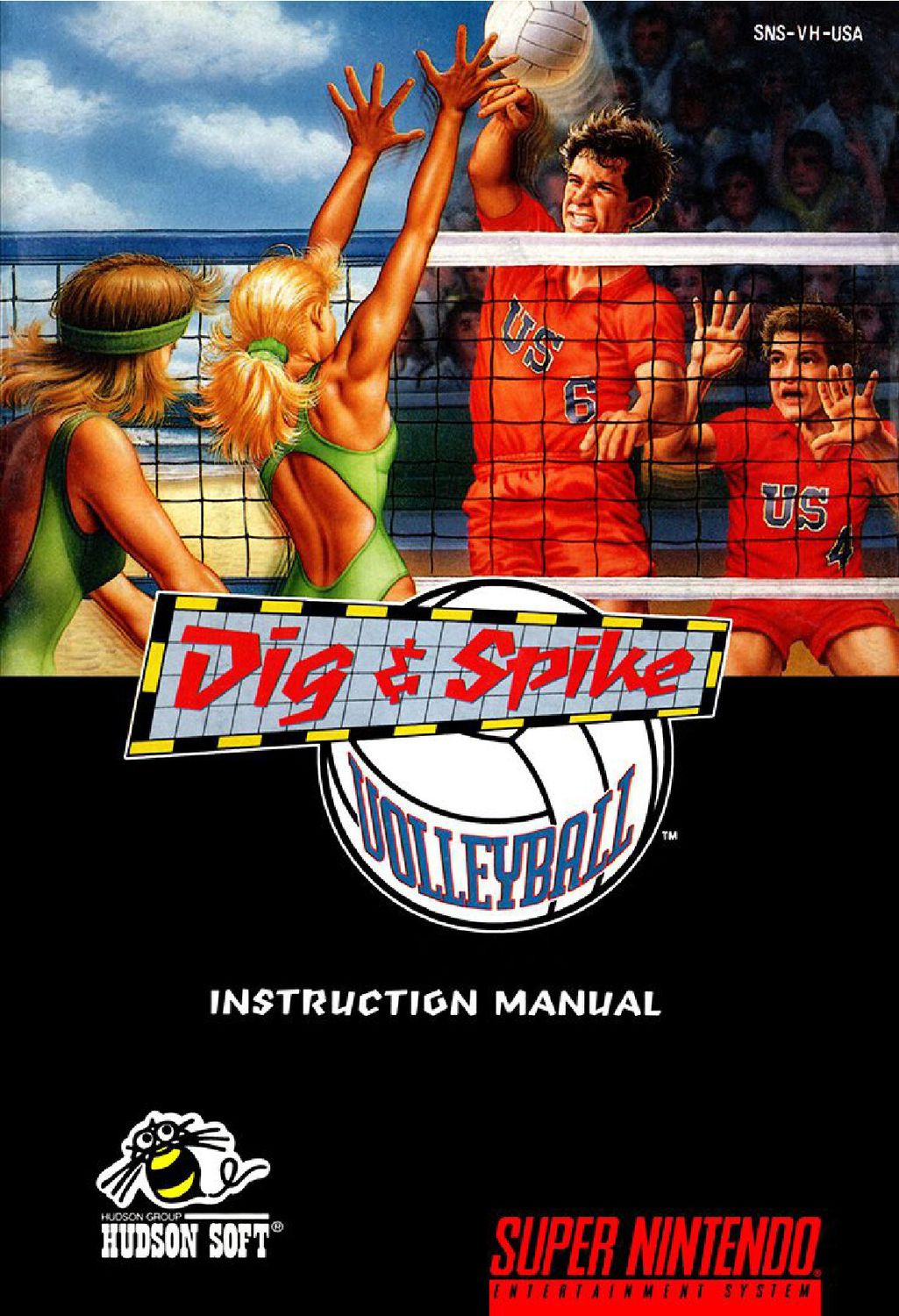 Dig &amp; Spike Volleyball Reproduction Manual