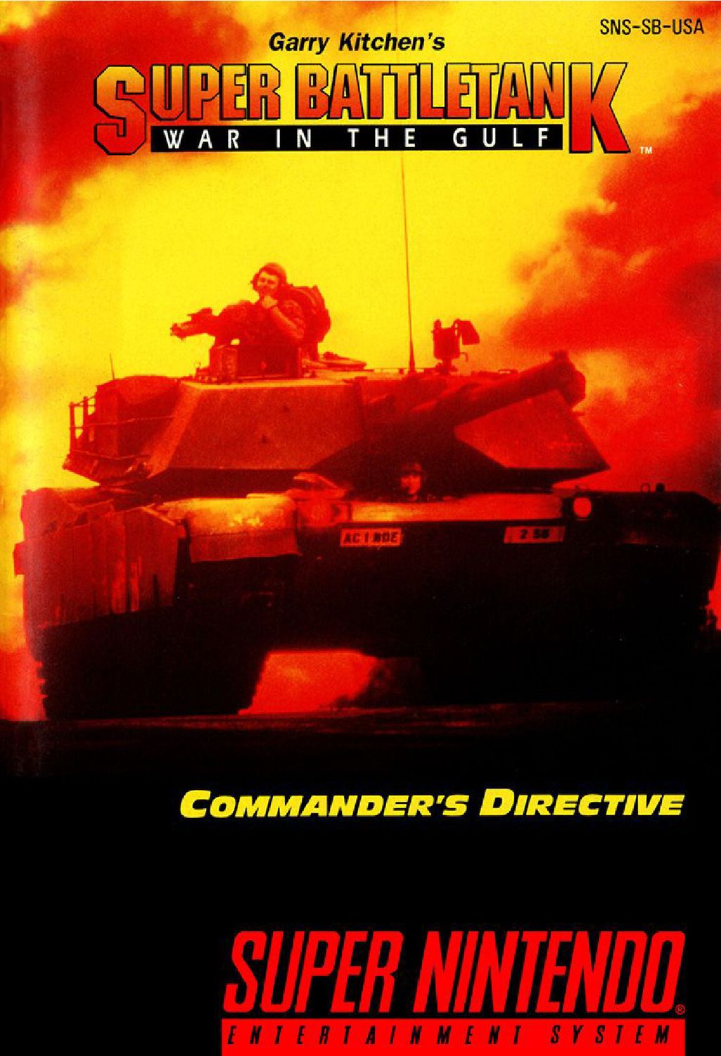 Garry Kitchen&#39;s Super Battletank - War in the Gulf Reproduction Manual