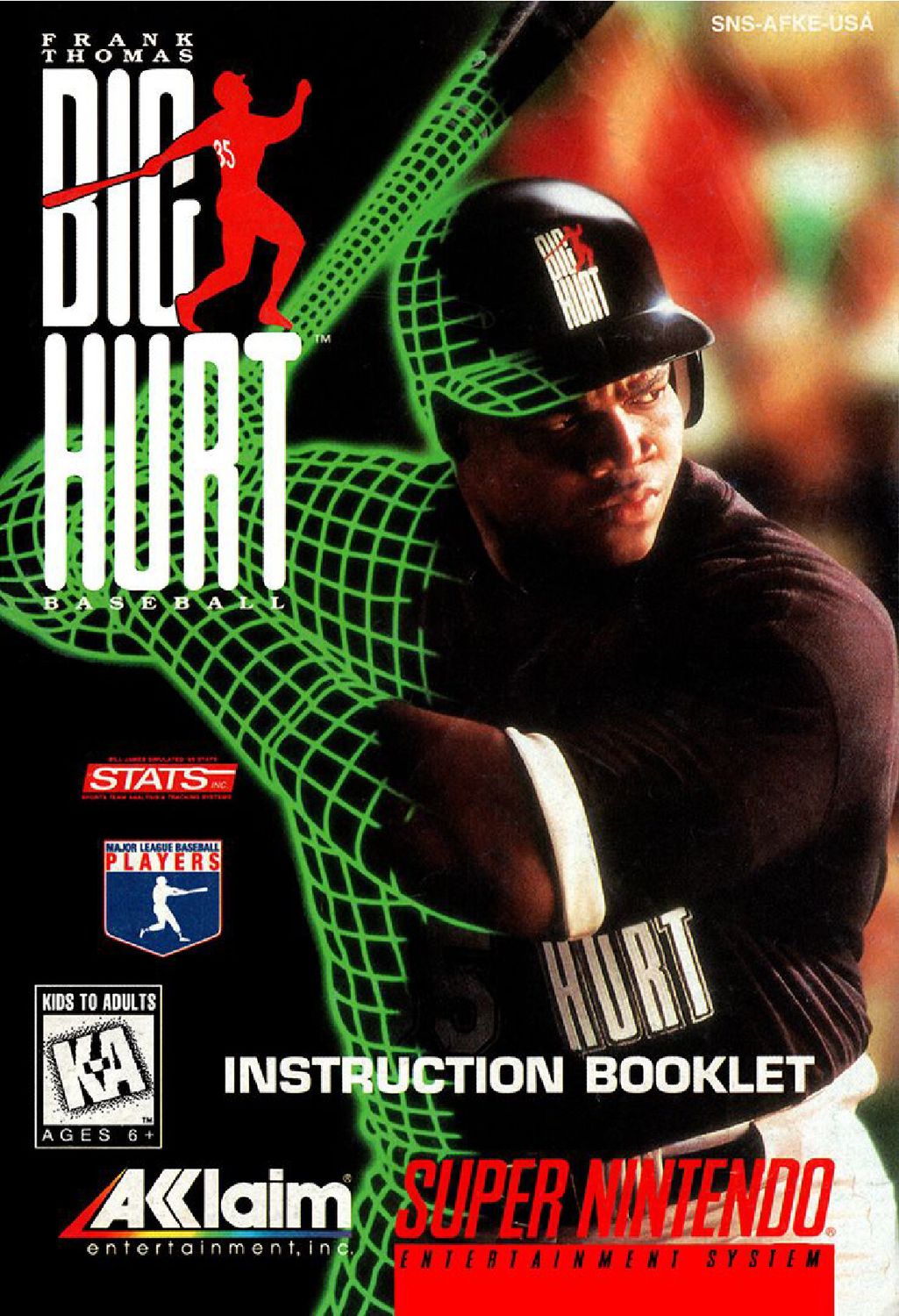Frank Thomas Big Hurt Baseball Reproduction Manual