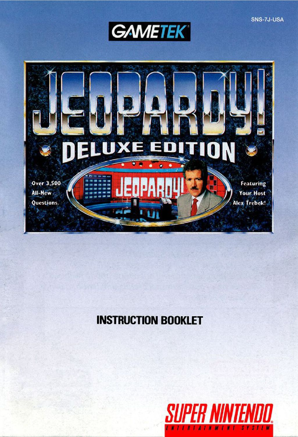 Jeopardy! - Deluxe Edition Reproduction Manual