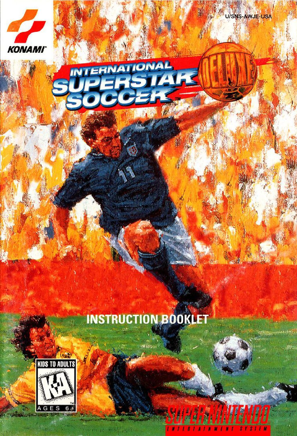 International Superstar Soccer Deluxe Reproduction Manual