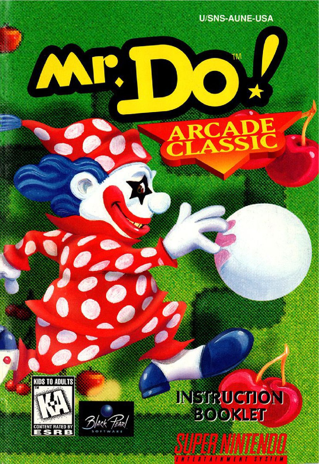 Mr. Do! Reproduction Manual