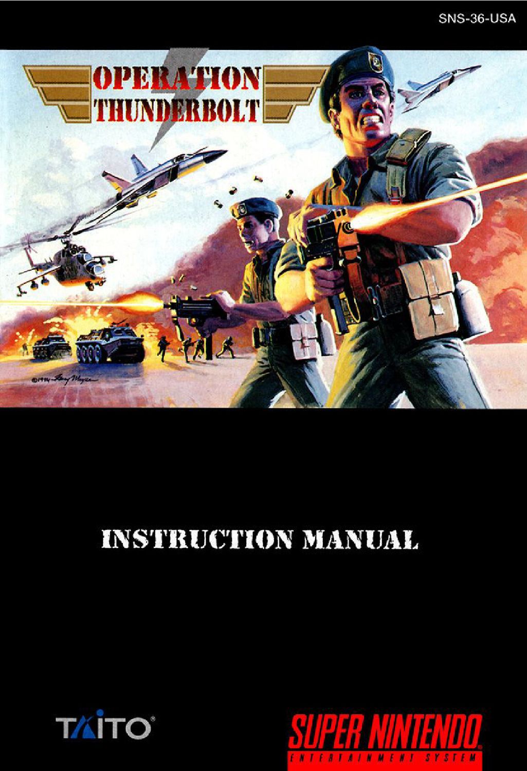 Operation Thunderbolt Reproduction Manual