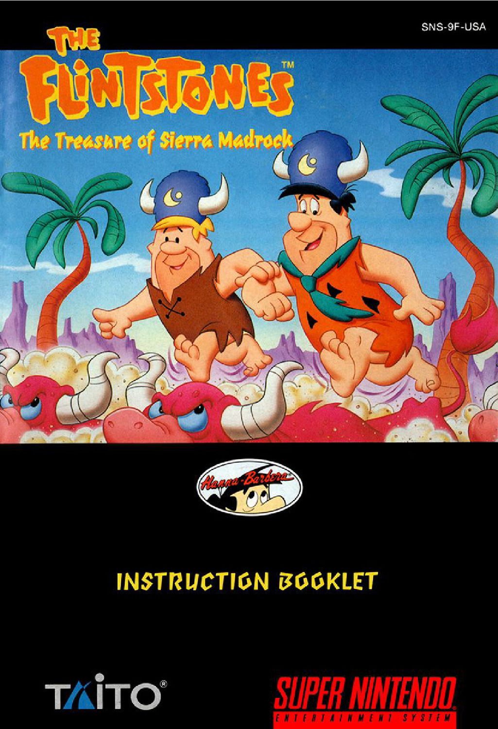 Flintstones, The - The Treasure of Sierra Madrock Reproduction Manual