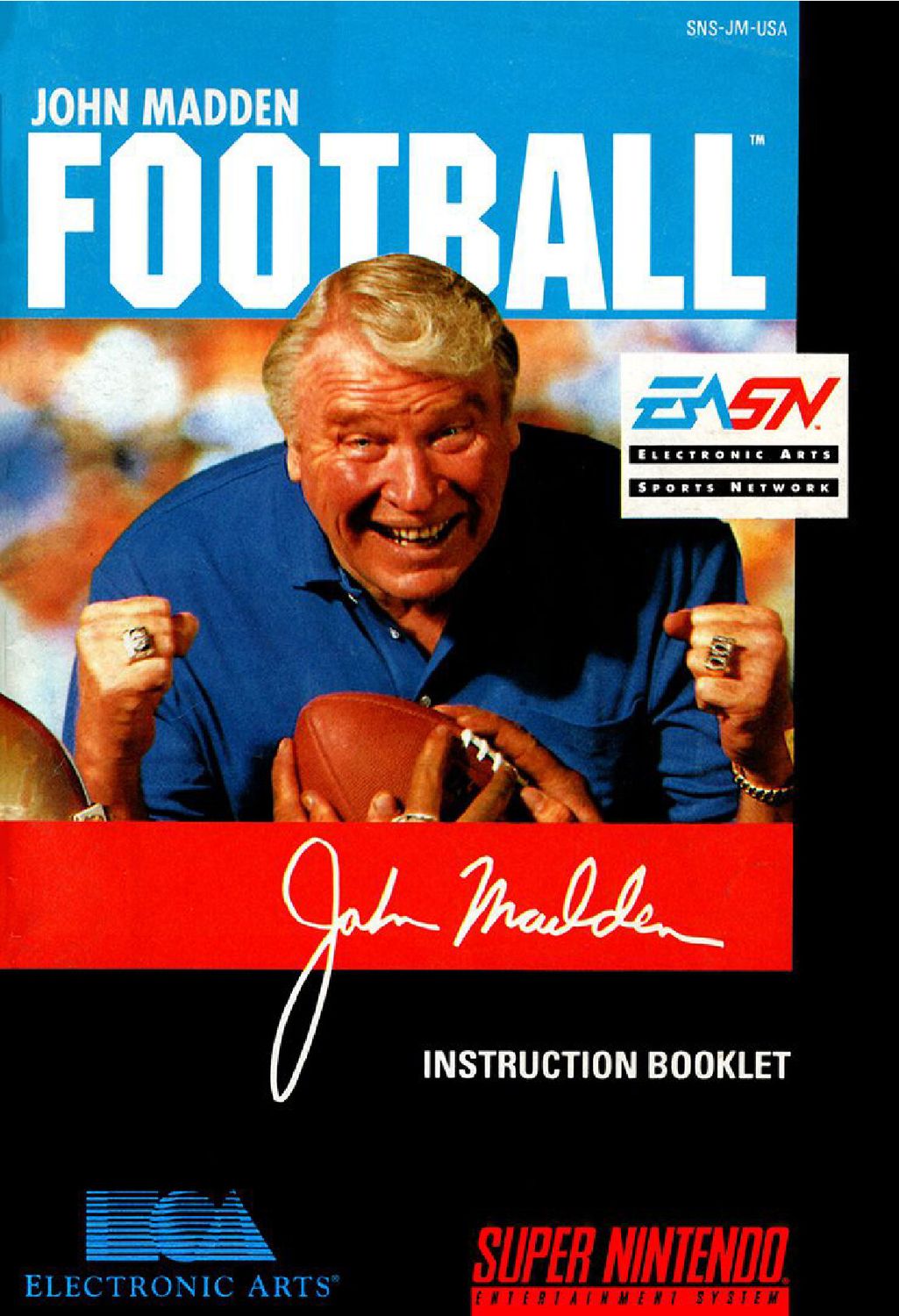 John Madden Football Reproduction Manual