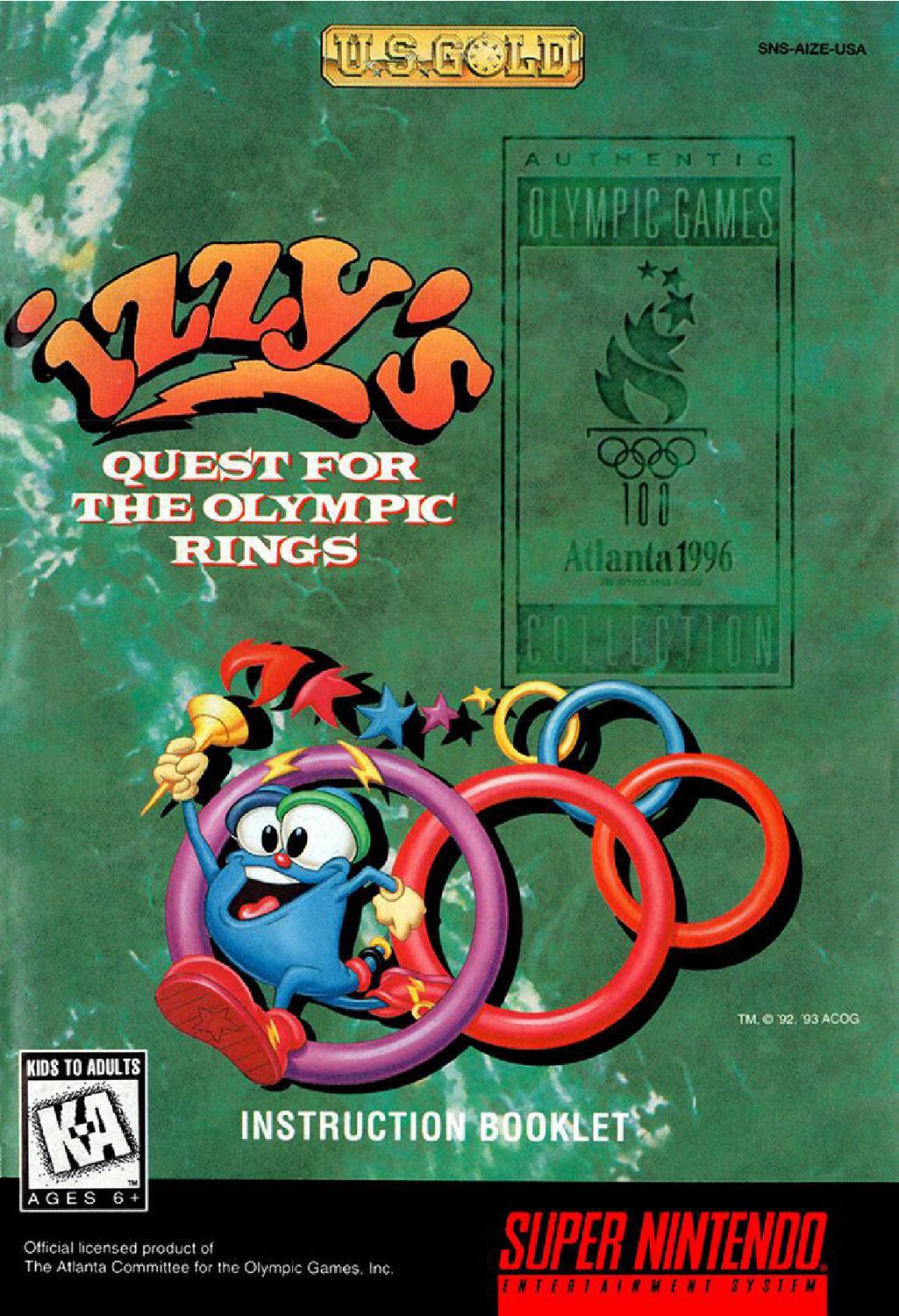 Izzy&#39;s Quest for the Olympic Rings Reproduction Manual