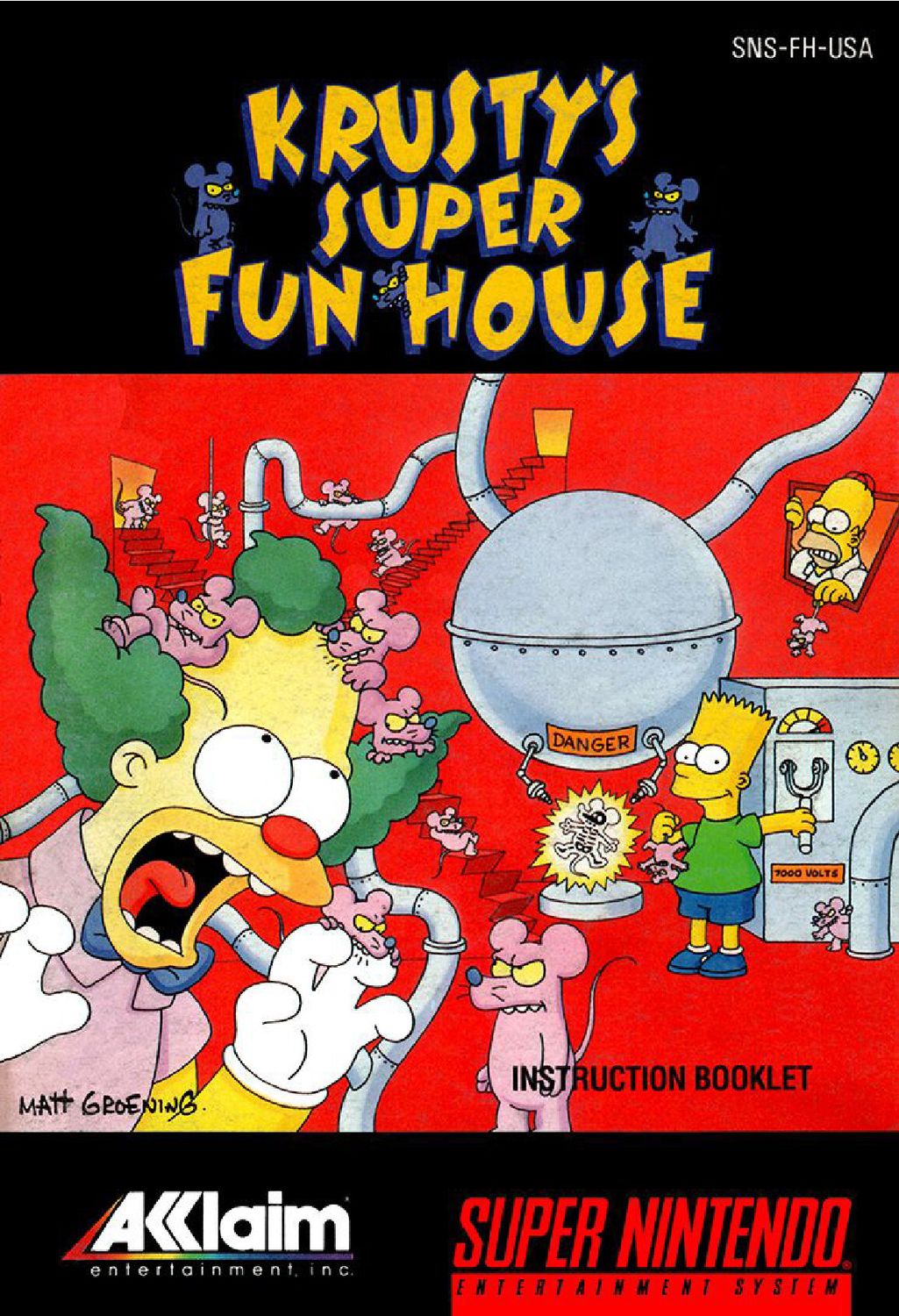 Krusty&#39;s Super Fun House Reproduction Manual
