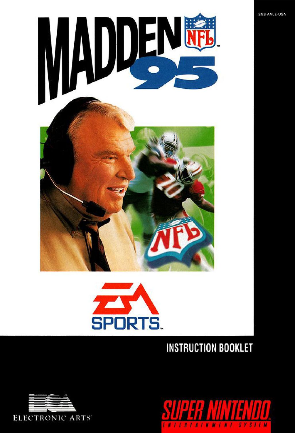 Madden NFL 95 Reproduction Manual