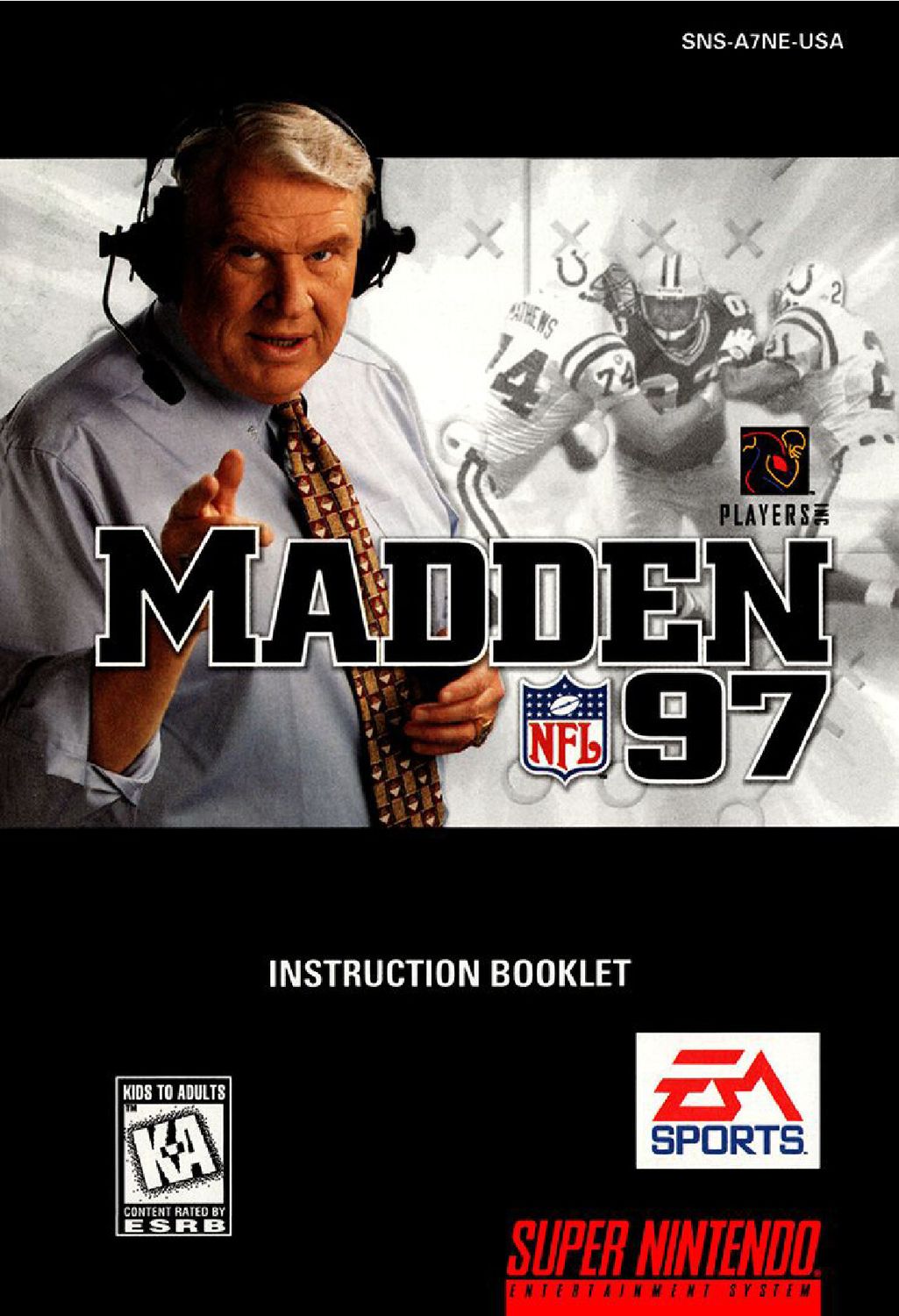 Madden NFL 97 Reproduction Manual
