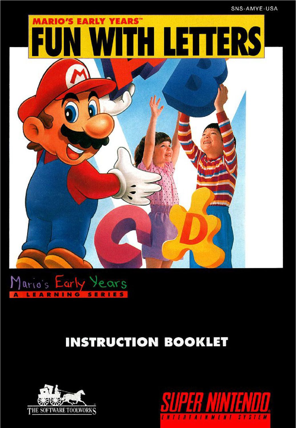 Mario's Early Years - Fun with Letters Reproduction Manual
