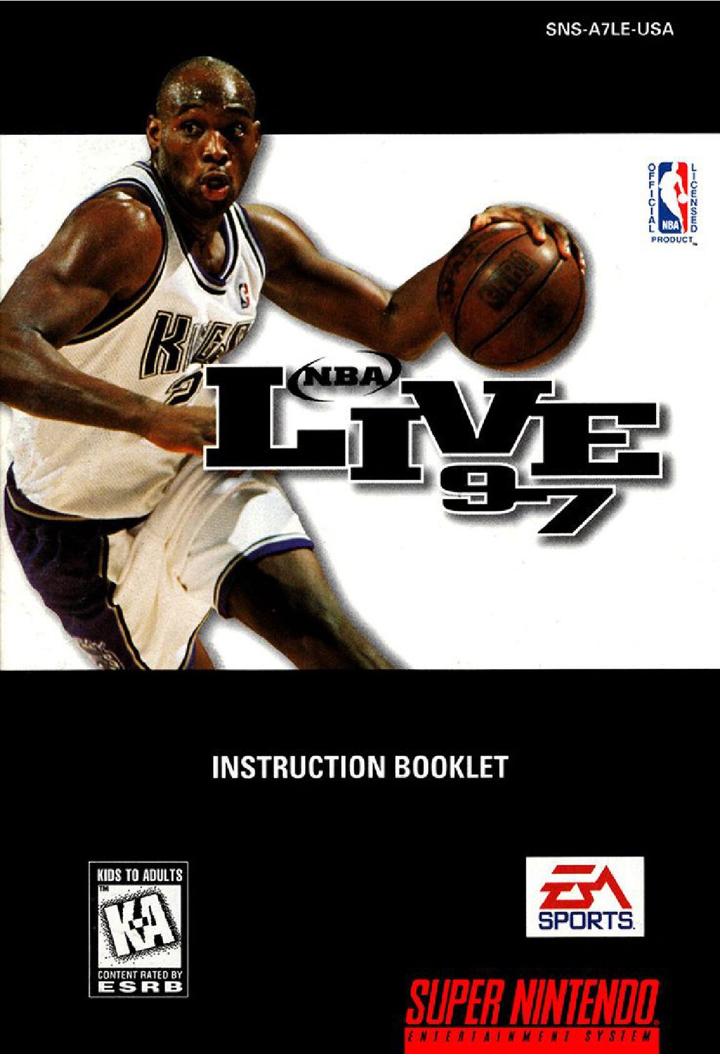 NBA Live 97 Reproduction Manual