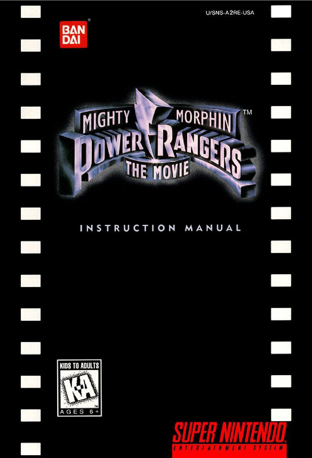 Mighty Morphin Power Rangers - The Movie Reproduction Manual