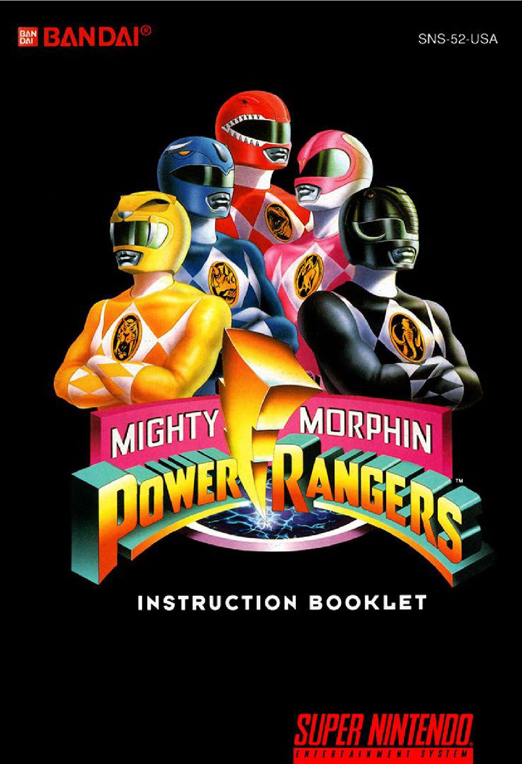 Mighty Morphin Power Rangers Reproduction Manual