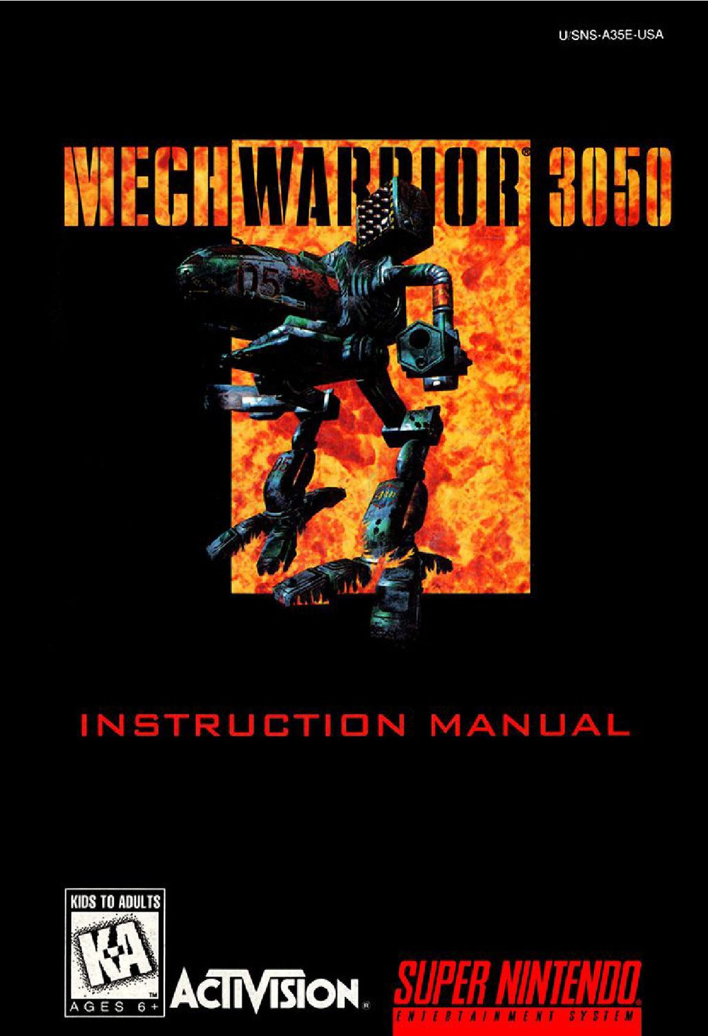 MechWarrior 3050 Reproduction Manual