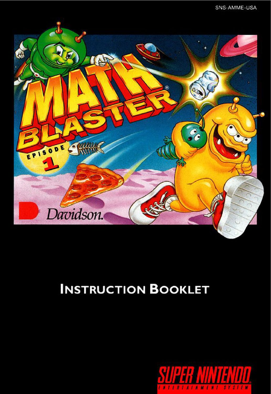 Math Blaster - Episode 1 Reproduction Manual