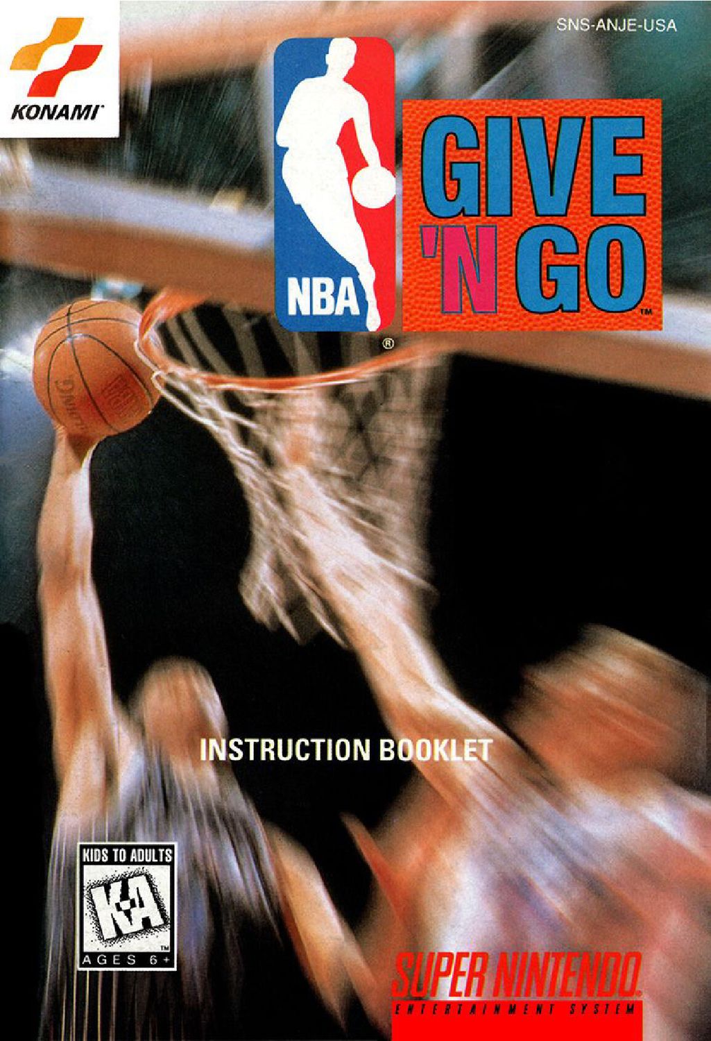 NBA Give 'n Go Reproduction Manual