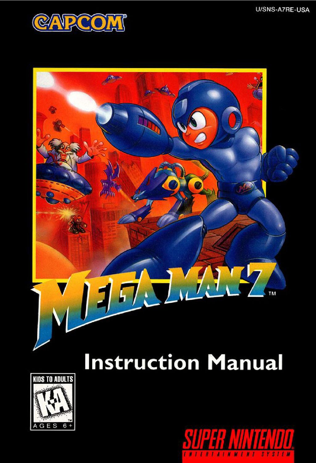Mega Man 7 Reproduction Manual