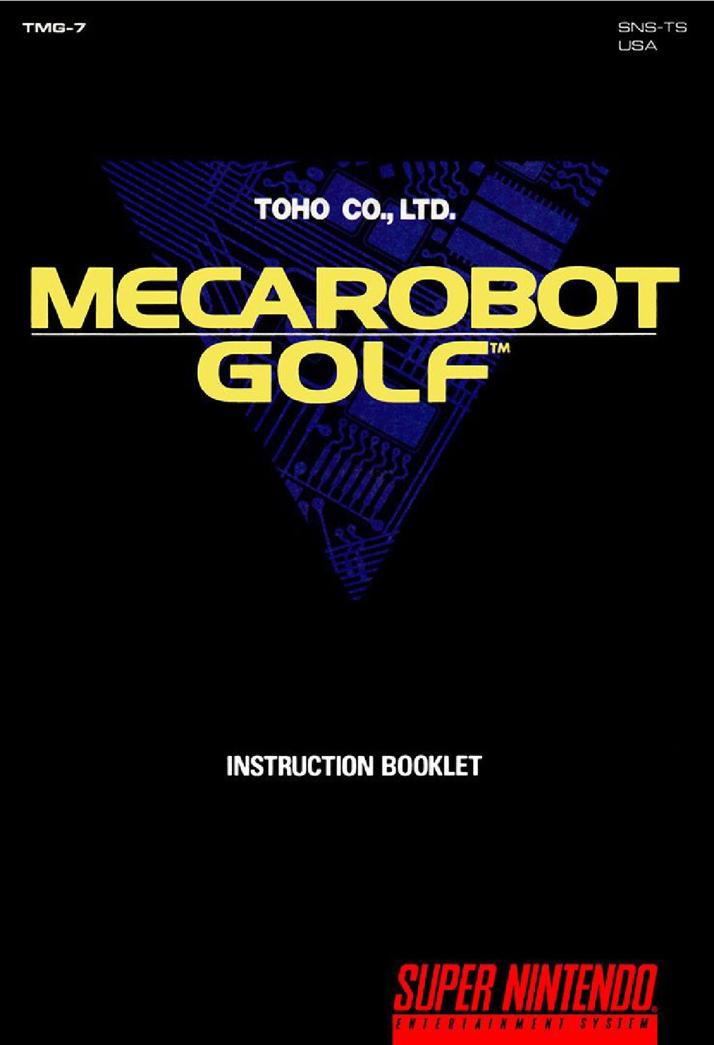 Mecarobot Golf Reproduction Manual