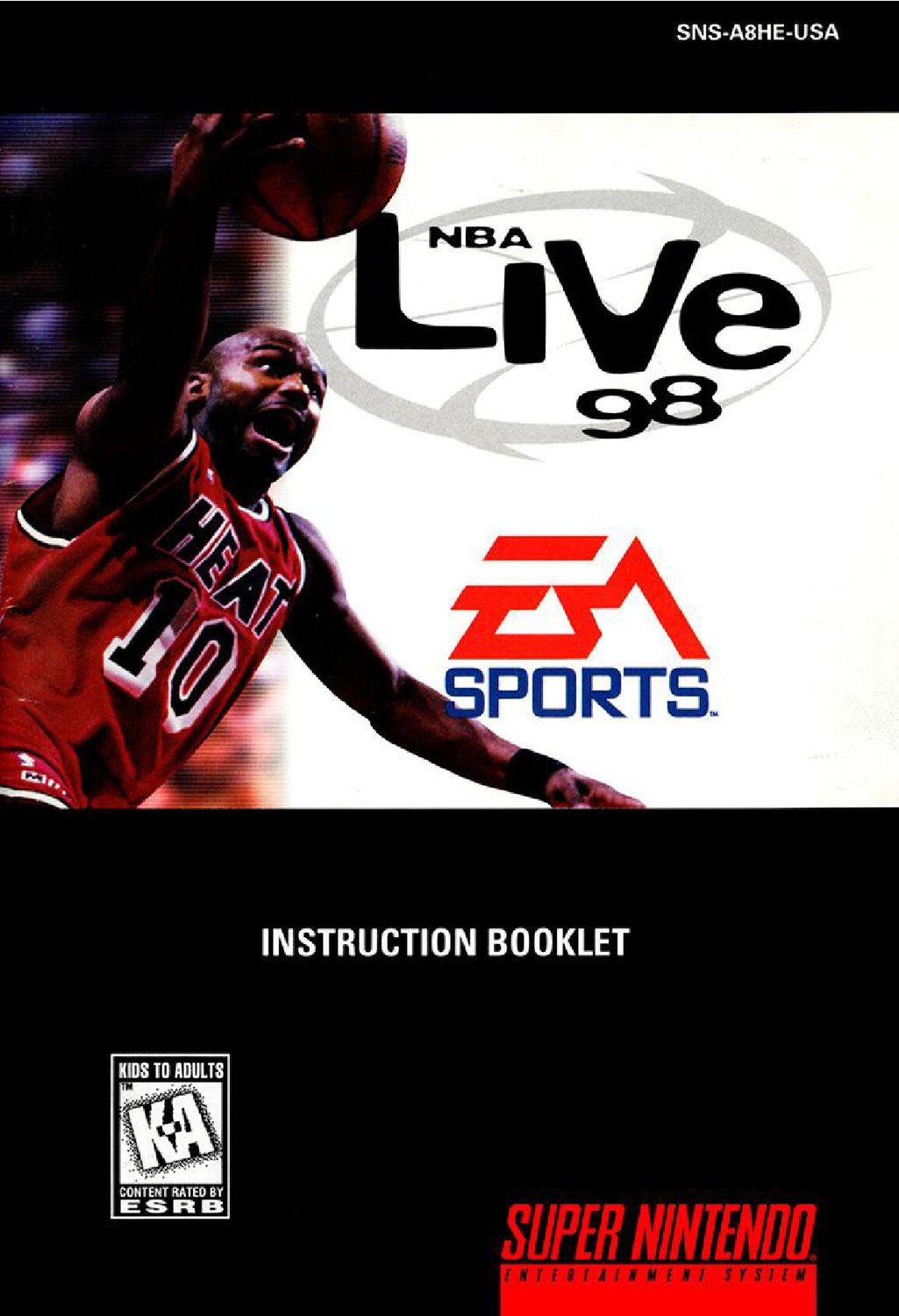 NBA Live 98 Reproduction Manual