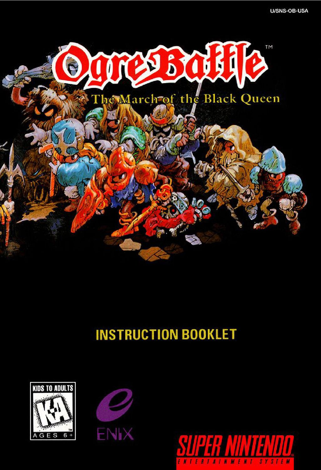 Ogre Battle - The March of the Black Queen Reproduction Manual
