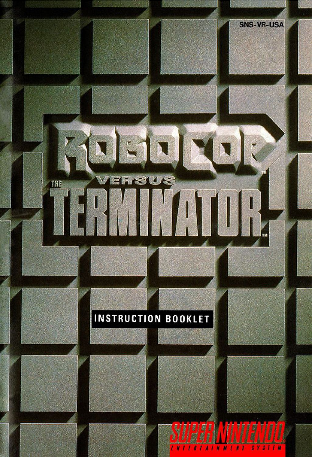 RoboCop versus The Terminator Reproduction Manual
