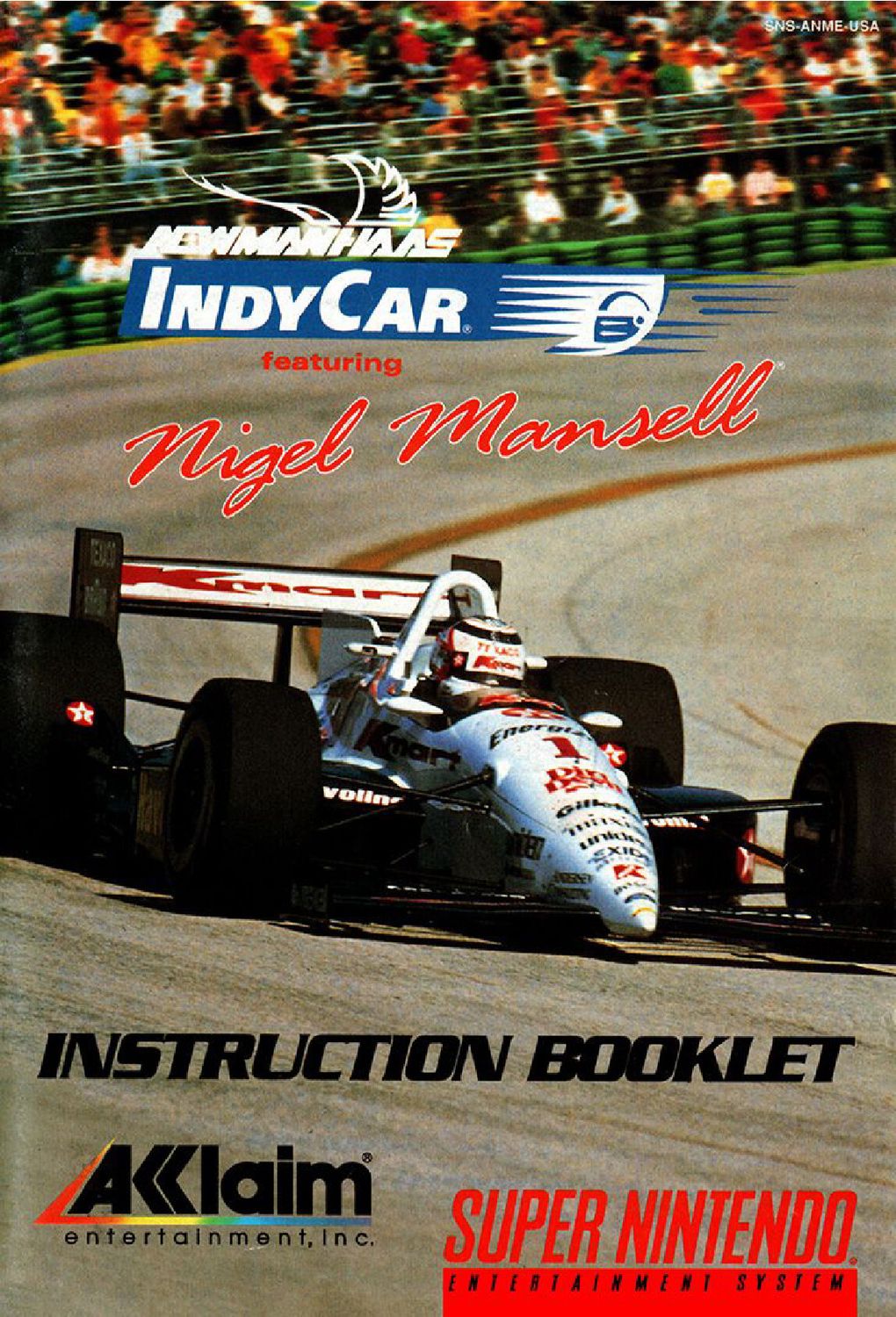 Newman Haas IndyCar featuring Nigel Mansell Reproduction Manual
