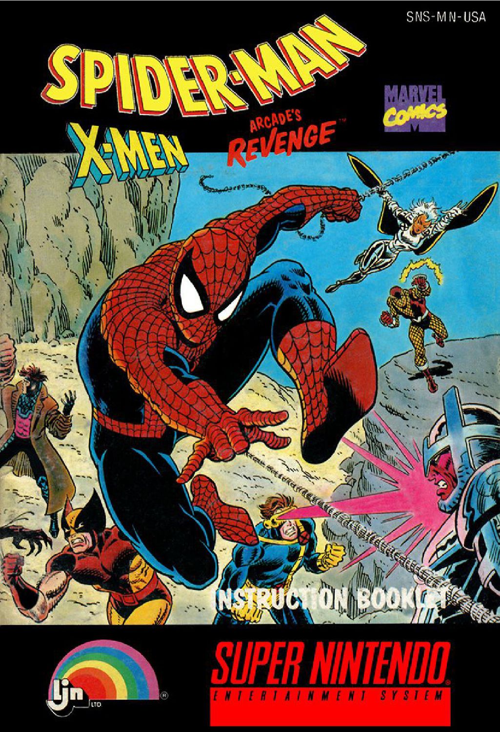 Spider-Man - X-Men - Arcade&#39;s Revenge Reproduction Manual