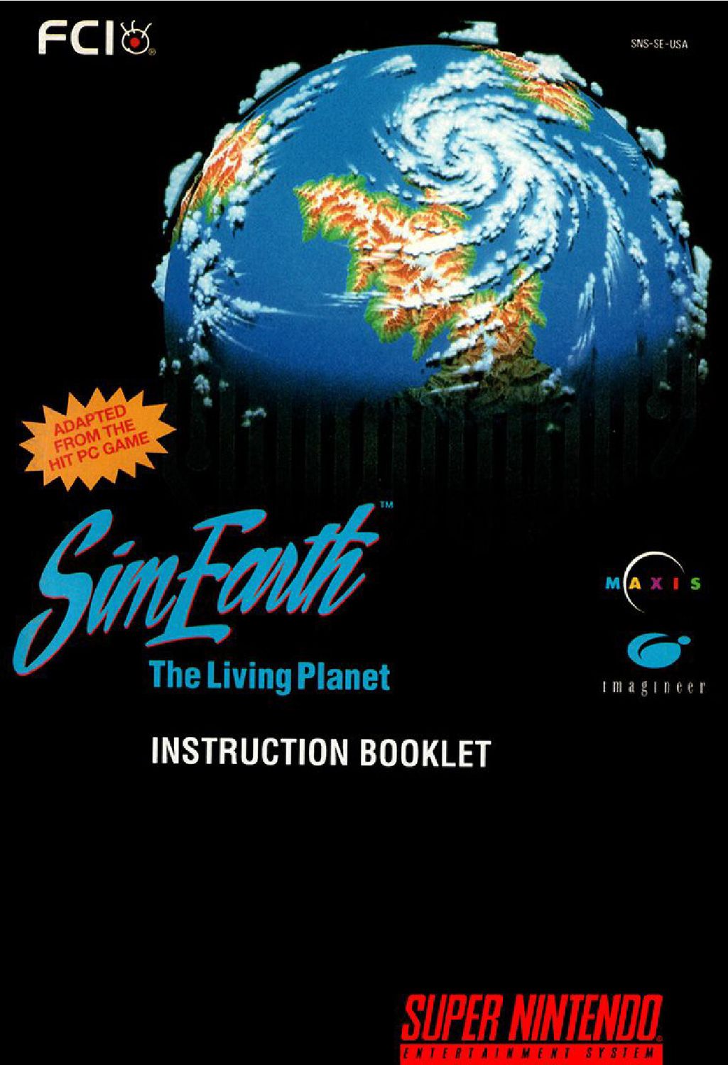 SimEarth - The Living Planet Reproduction Manual