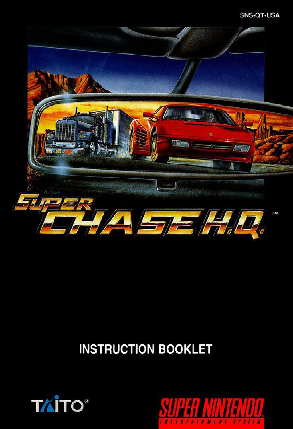 Super Chase H.Q. Reproduction Manual