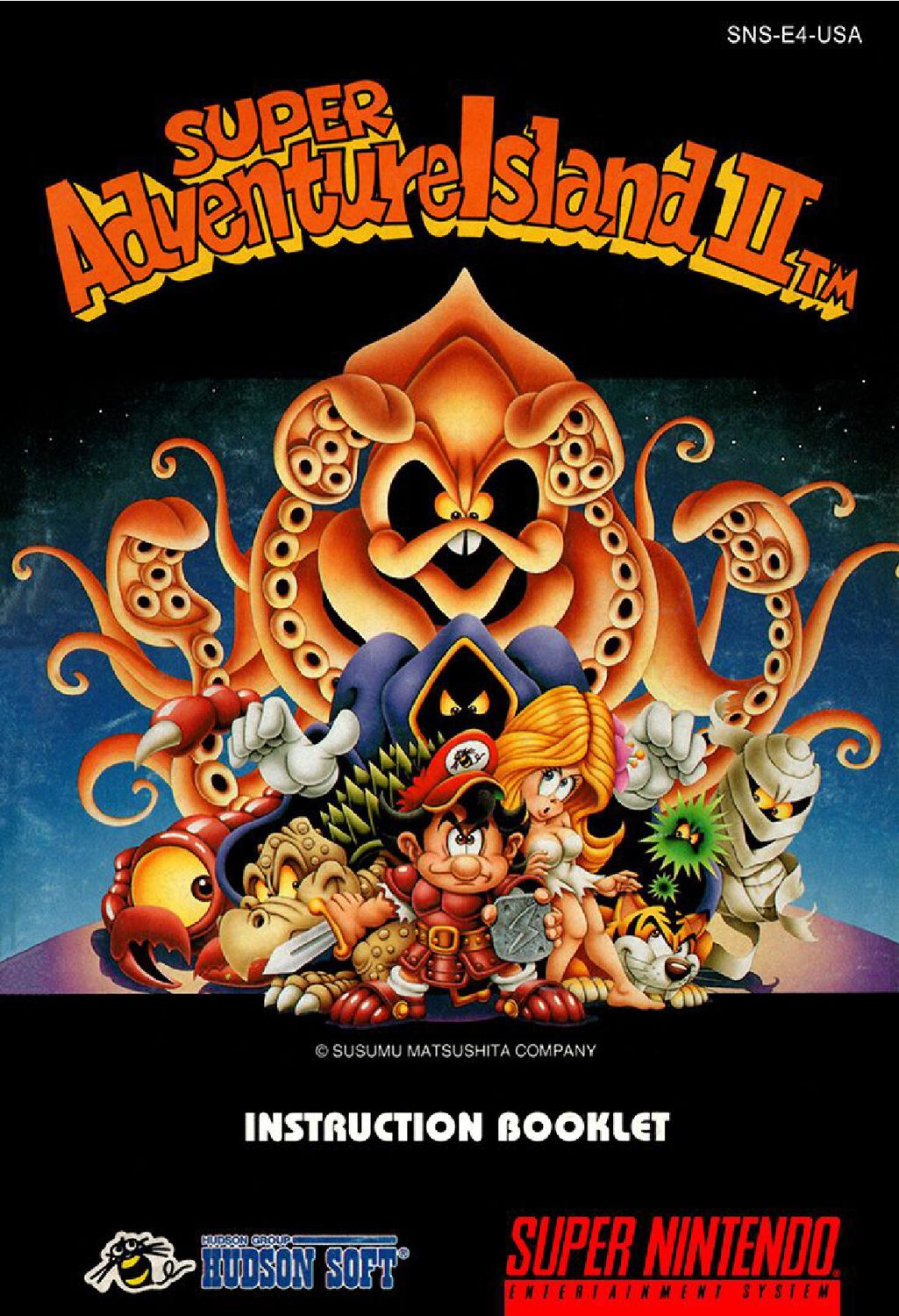 Super Adventure Island II Reproduction Manual