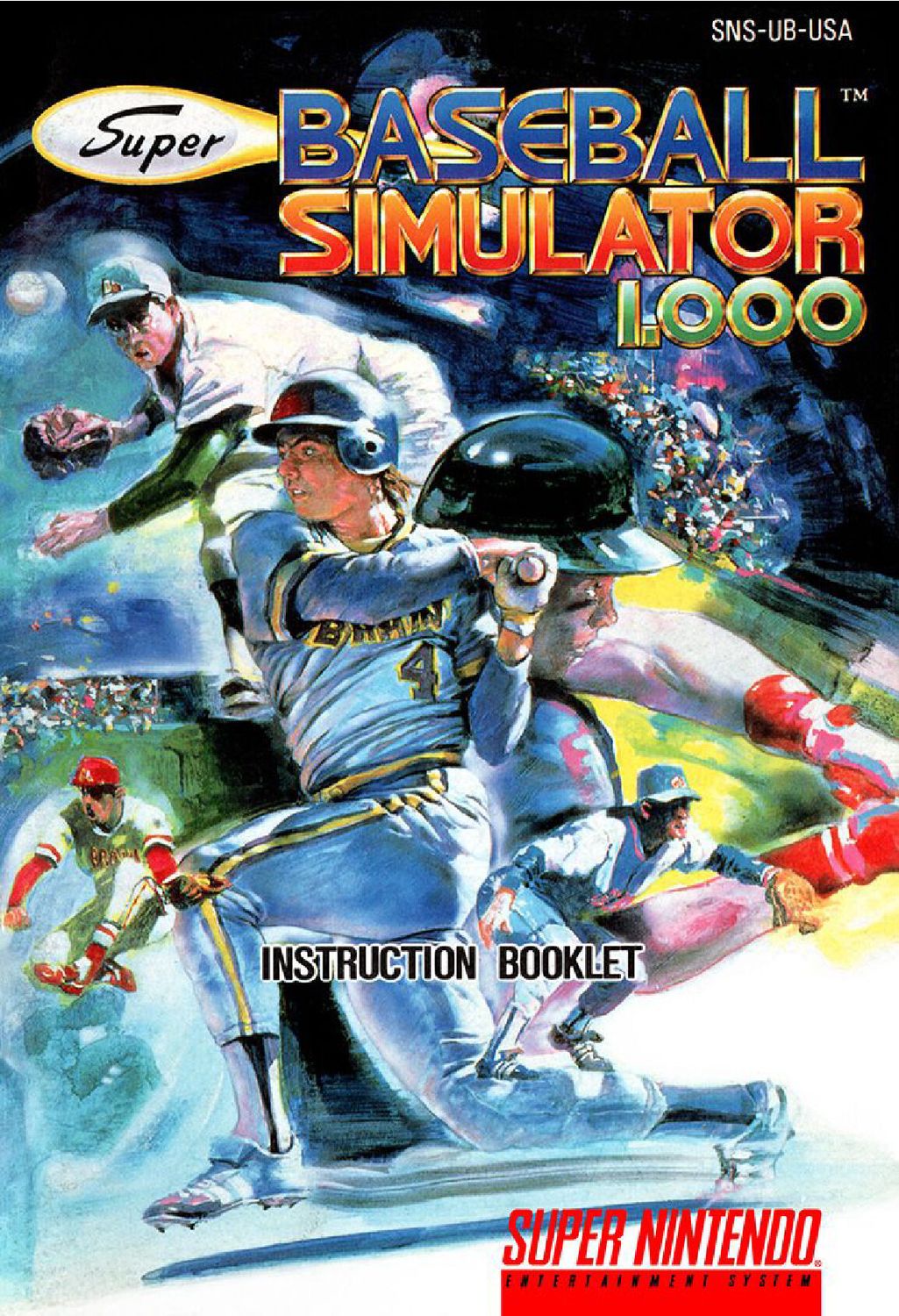 Super Baseball Simulator 1.000 Reproduction Manual