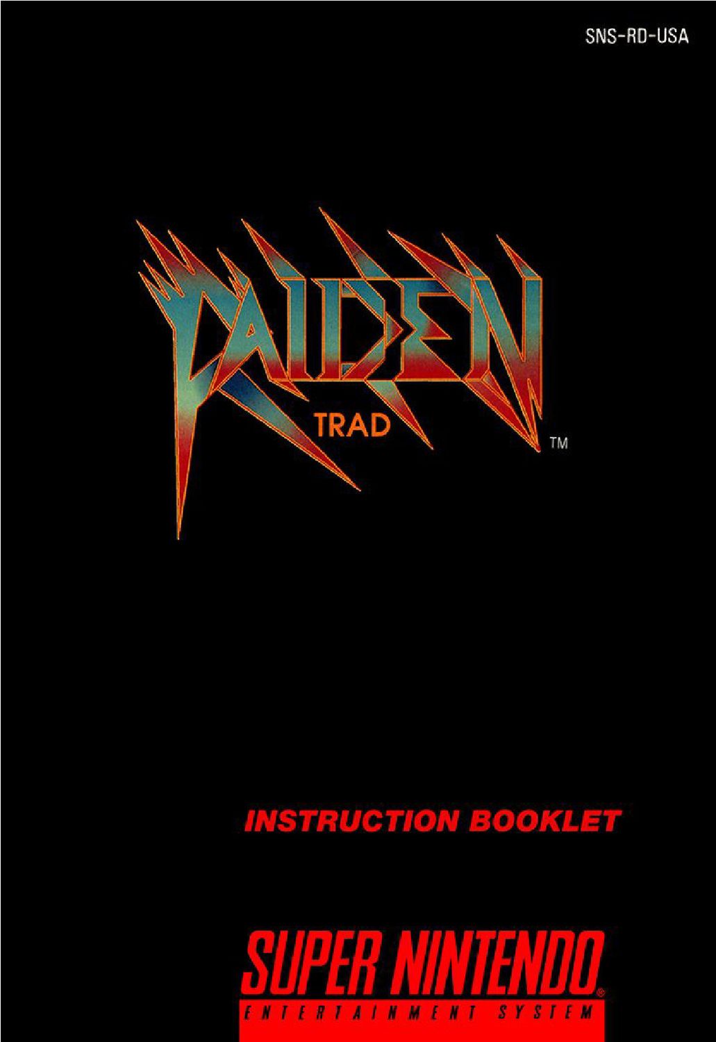 Raiden Trad Reproduction Manual