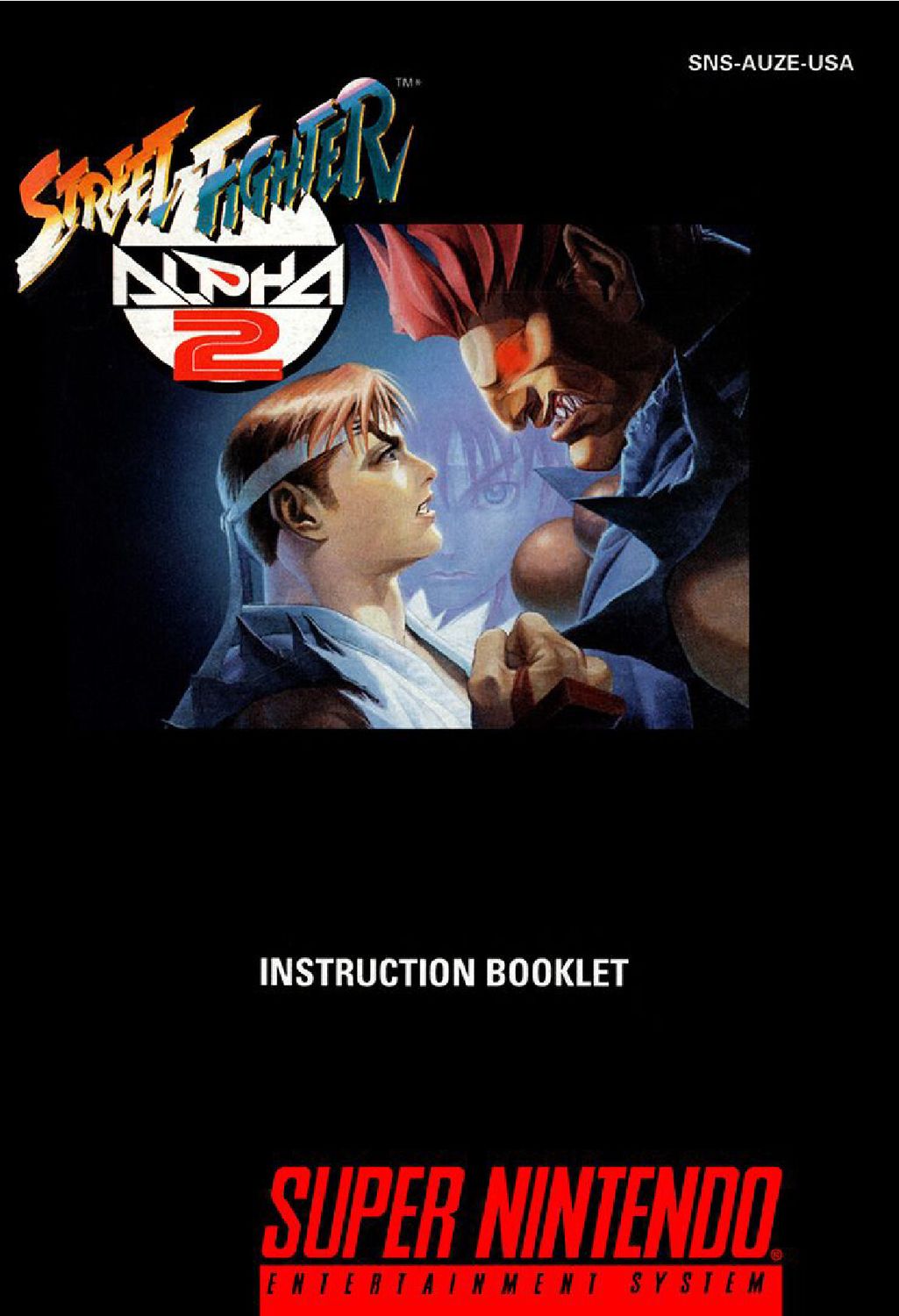Street Fighter Alpha 2 Reproduction Manual