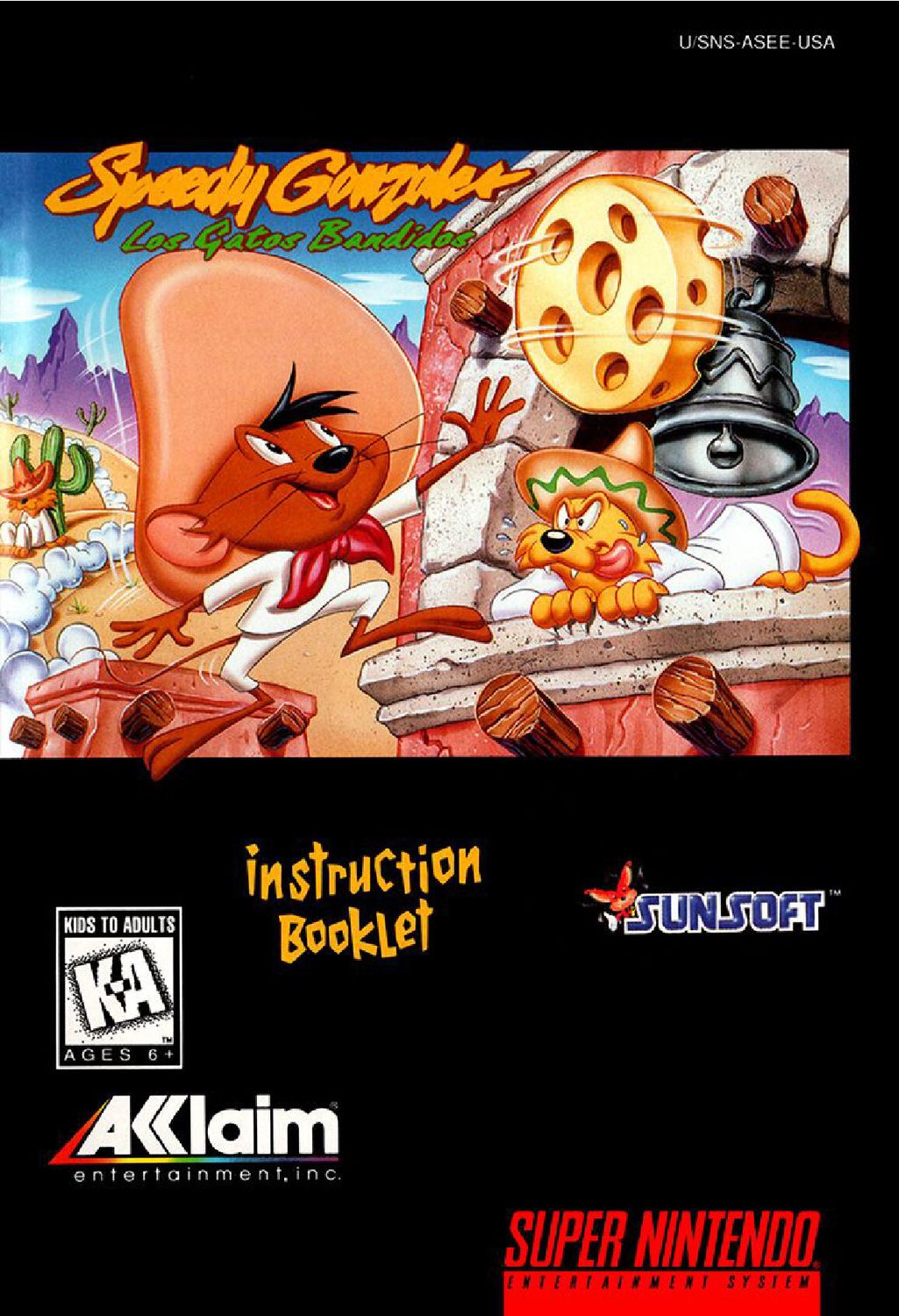 Speedy Gonzales - Los Gatos Bandidos Reproduction Manual