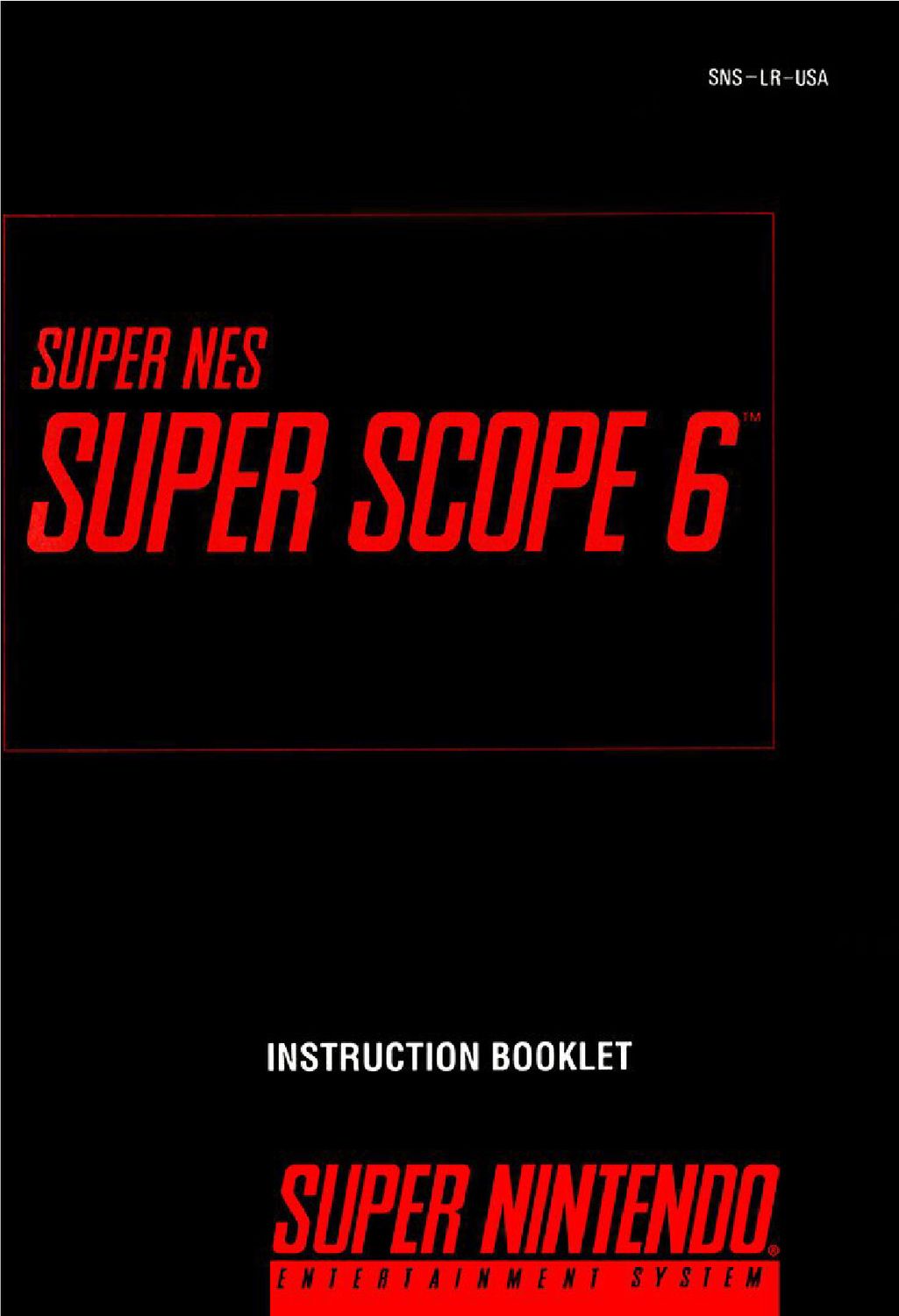 Super Scope 6 Reproduction Manual