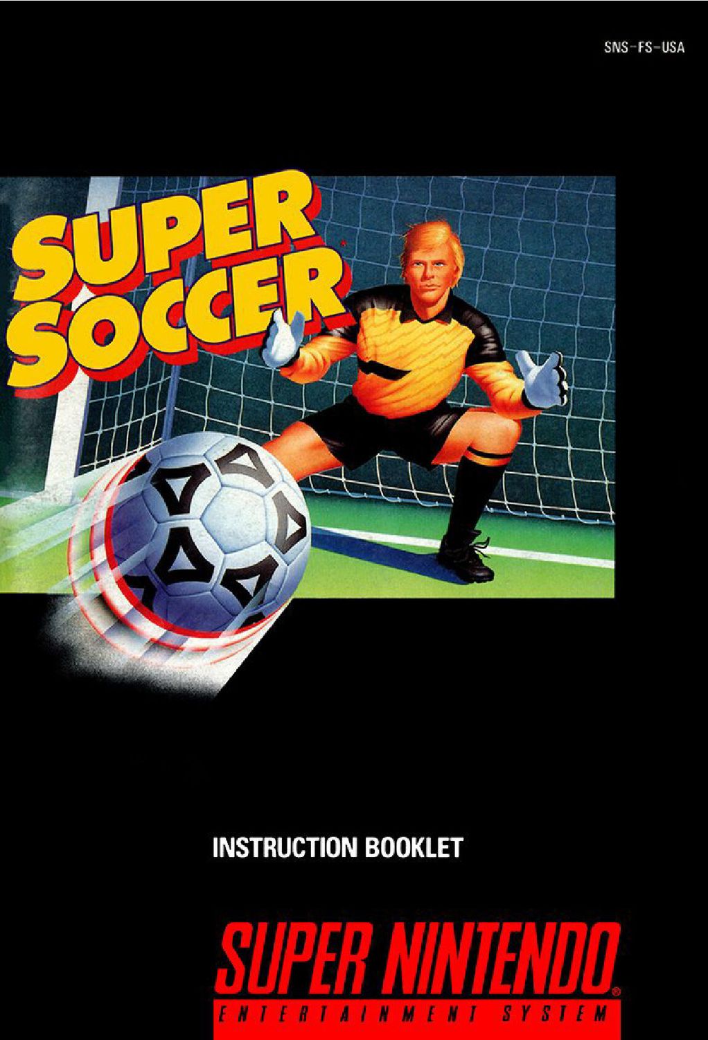 Super Soccer Reproduction Manual