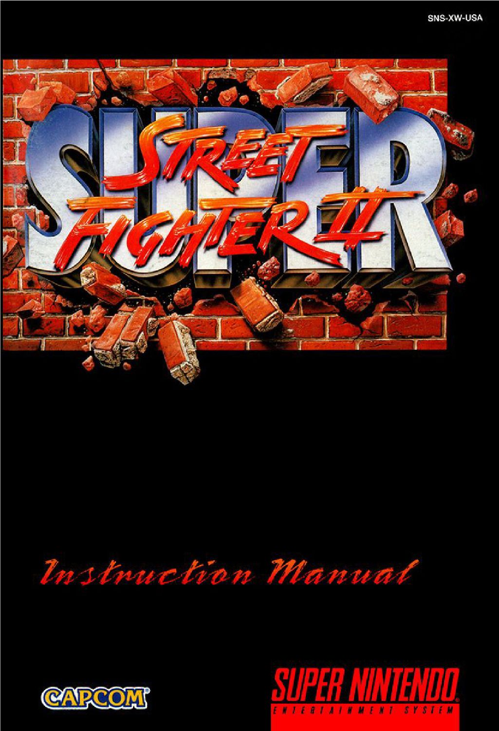Super Street Fighter II Reproduction Manual