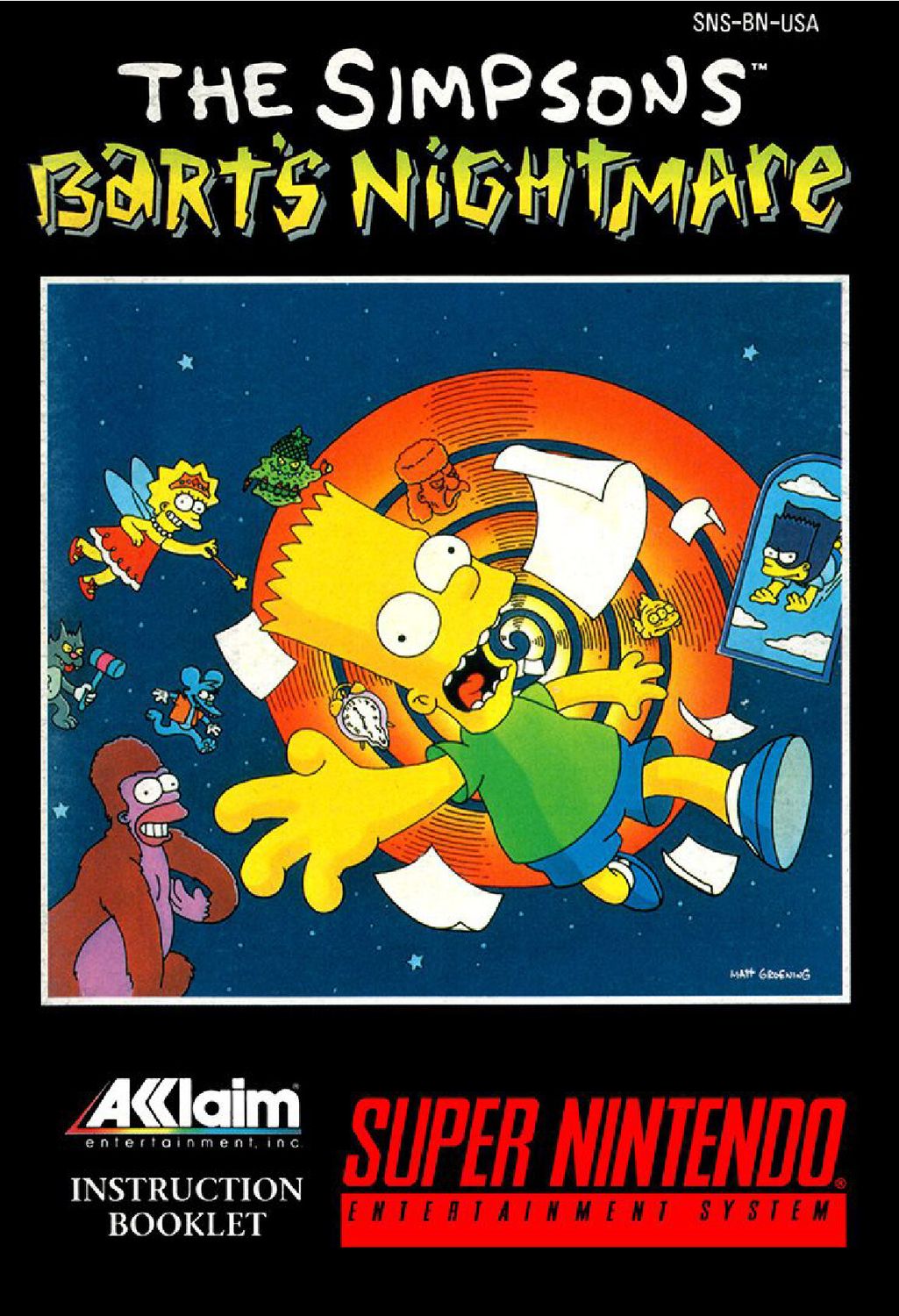 Simpsons, The - Bart's Nightmare Reproduction Manual