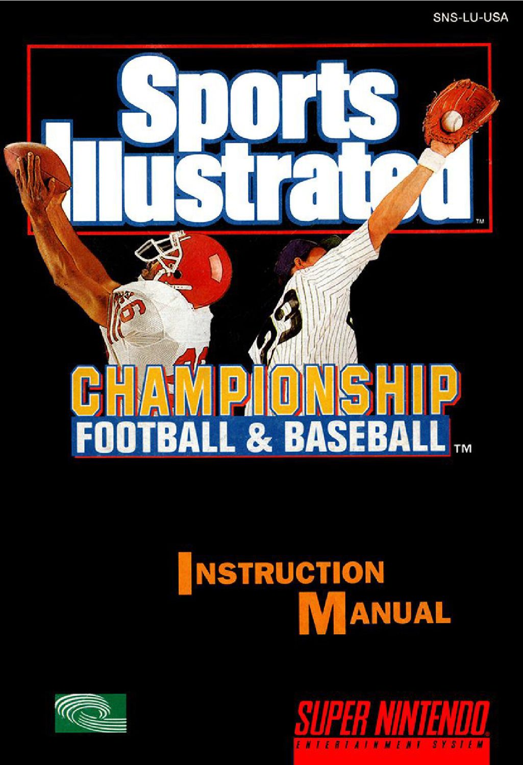 Sports Illustrated Championship Football &amp; Baseball Reproduction Manual