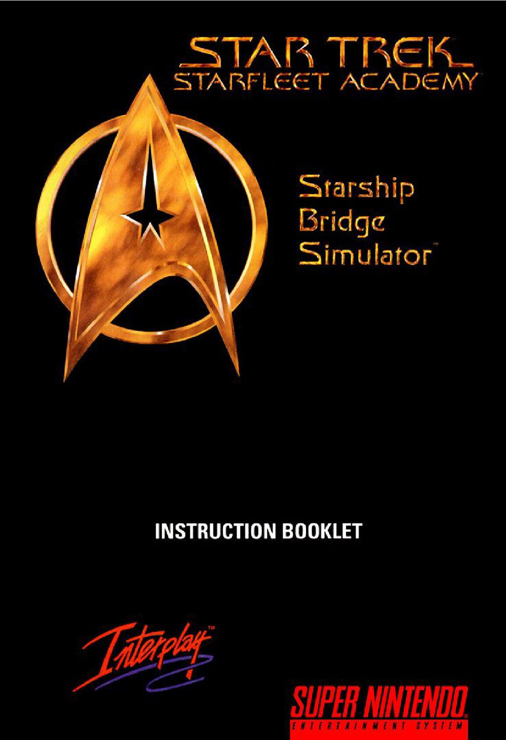 Star Trek - Starfleet Academy - Starship Bridge Simulator Reproduction Manual