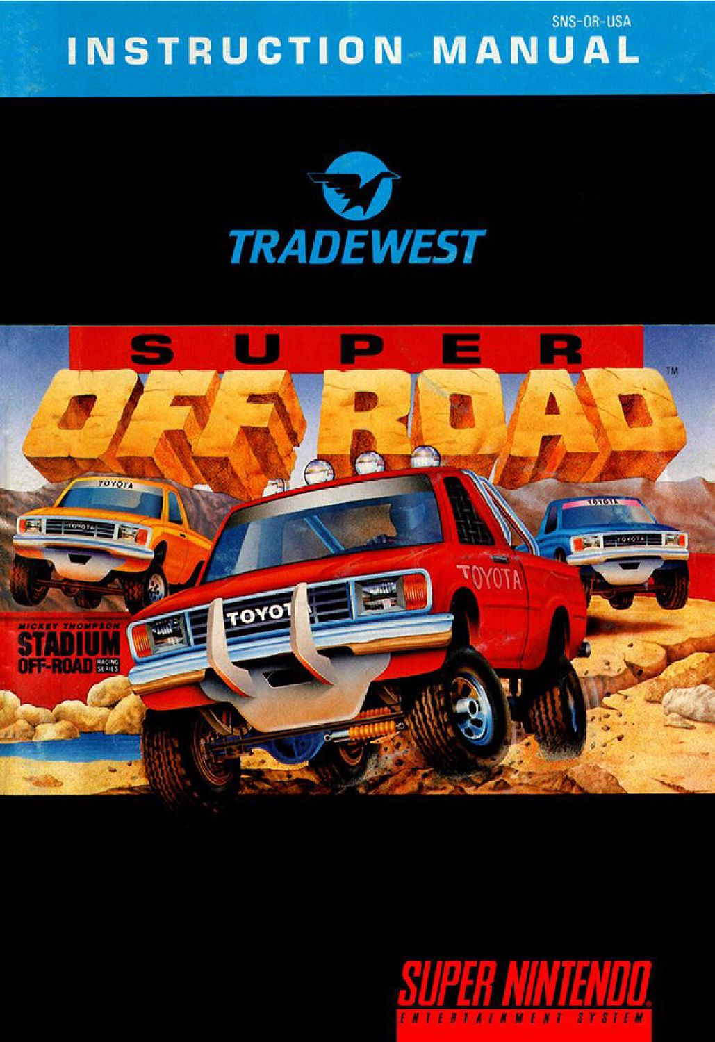 Super Off Road Reproduction Manual