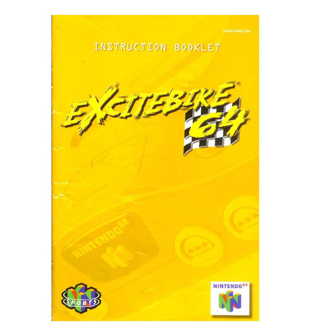 Excitebike 64 Reproduction Manual