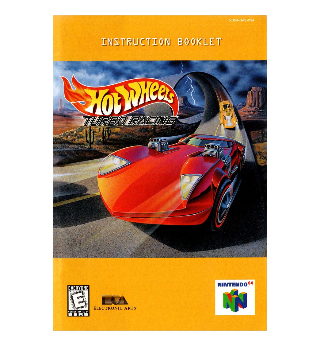 Hot Wheels Turbo Racing Reproduction Manual