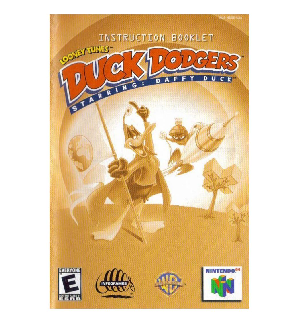 Duck Dodgers Starring Daffy Duck Reproduction Manual