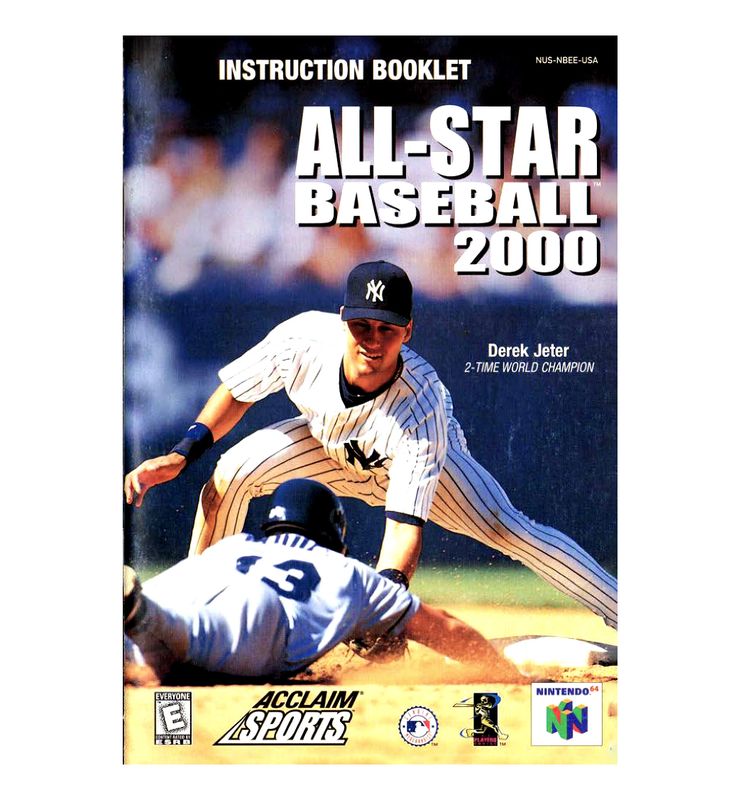 All-Star Baseball 2000 Reproduction Manual