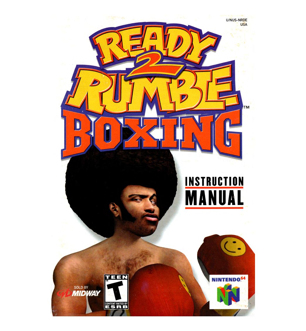 Ready 2 Rumble Boxing Reproduction Manual