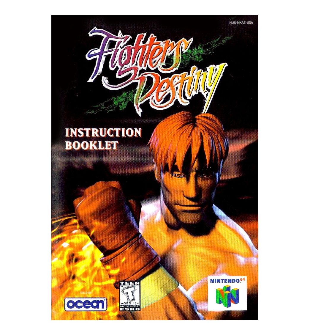 Fighter's Destiny Reproduction Manual