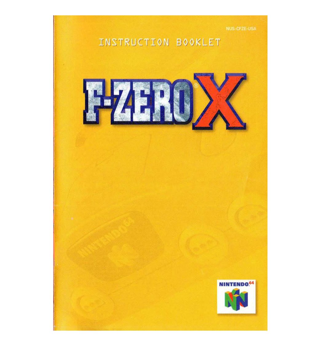 F-Zero X Reproduction Manual