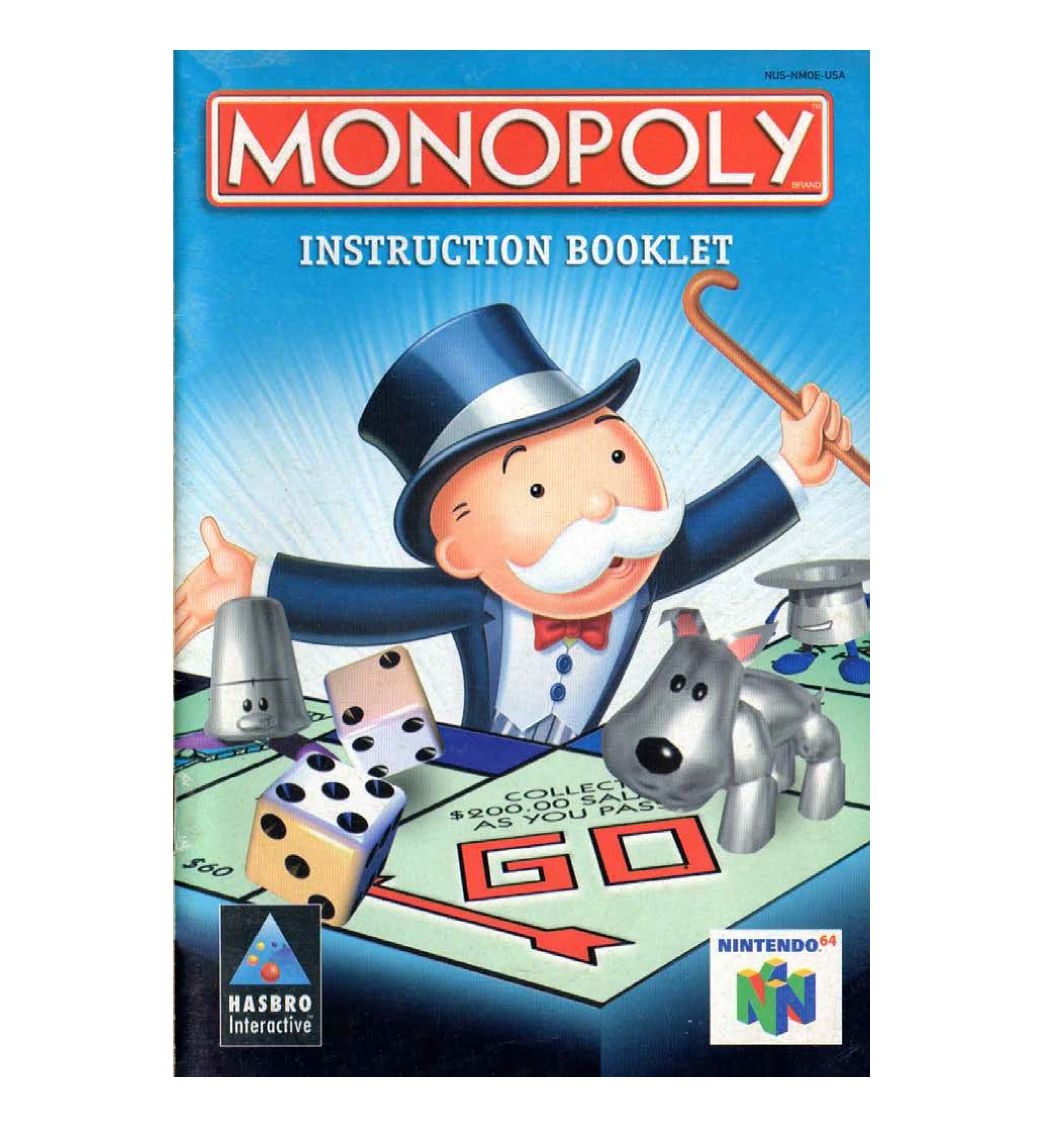 Monopoly Reproduction Manual