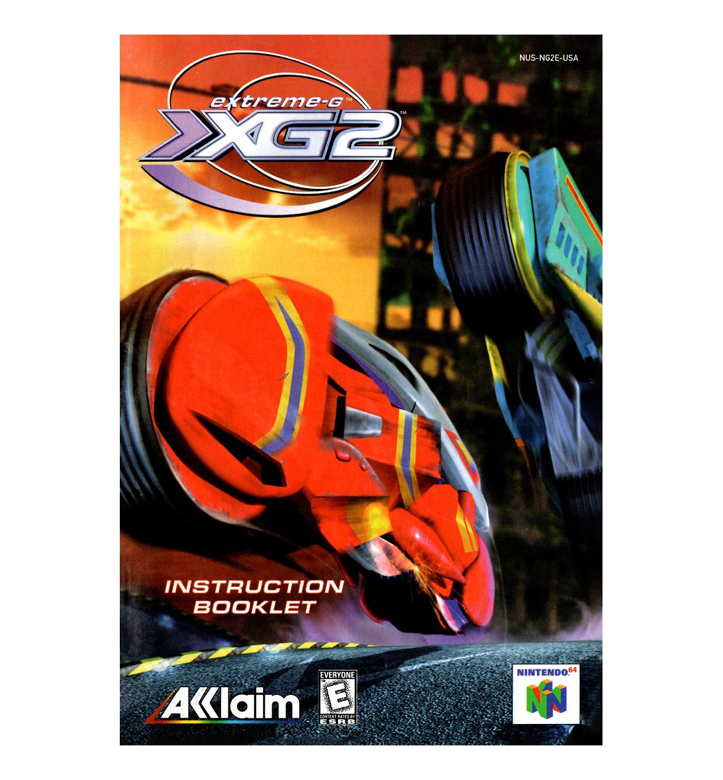 Extreme-G XG2 Reproduction Manual